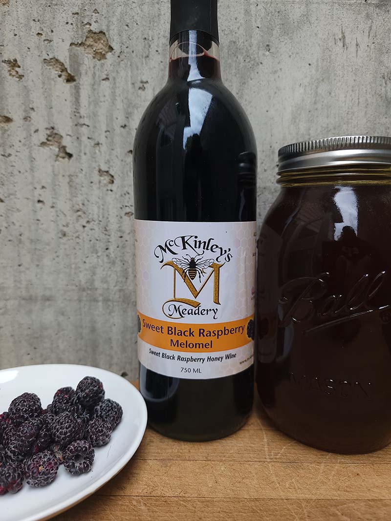 sweet black raspberry melomel